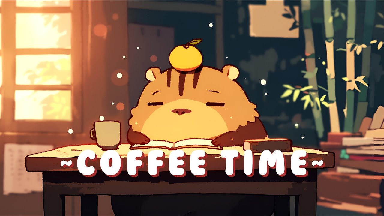 [60 Minutes] Capybara Lofi Radio - Study & Chill Music Mix ~ Quiet Moments ~ 🎵 💫 | Sleep Aid