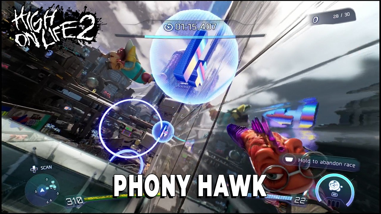High on Life 2 Phony Hawk Skateboard Races!