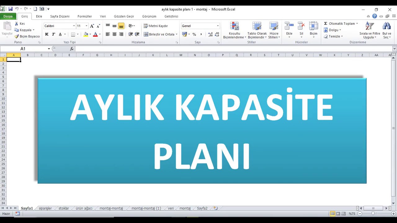 &Uuml;RETİM PLANLAMA İ&Ccedil;İN AYLIK KAPASİTE PLANI NEDİR VE NE İŞE YARAR?