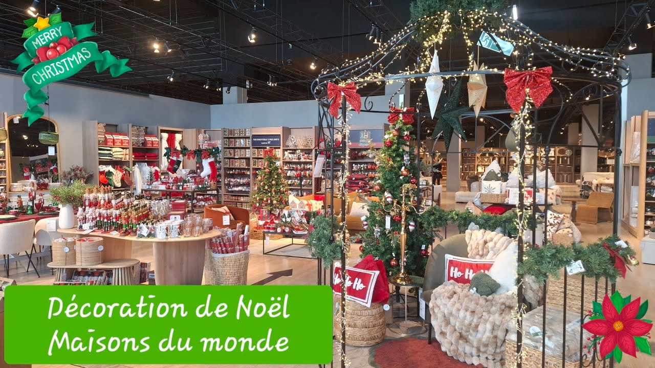 Je vous emmène à Maisons du monde pour la nouvelle collection décoration de Noël 🎄 