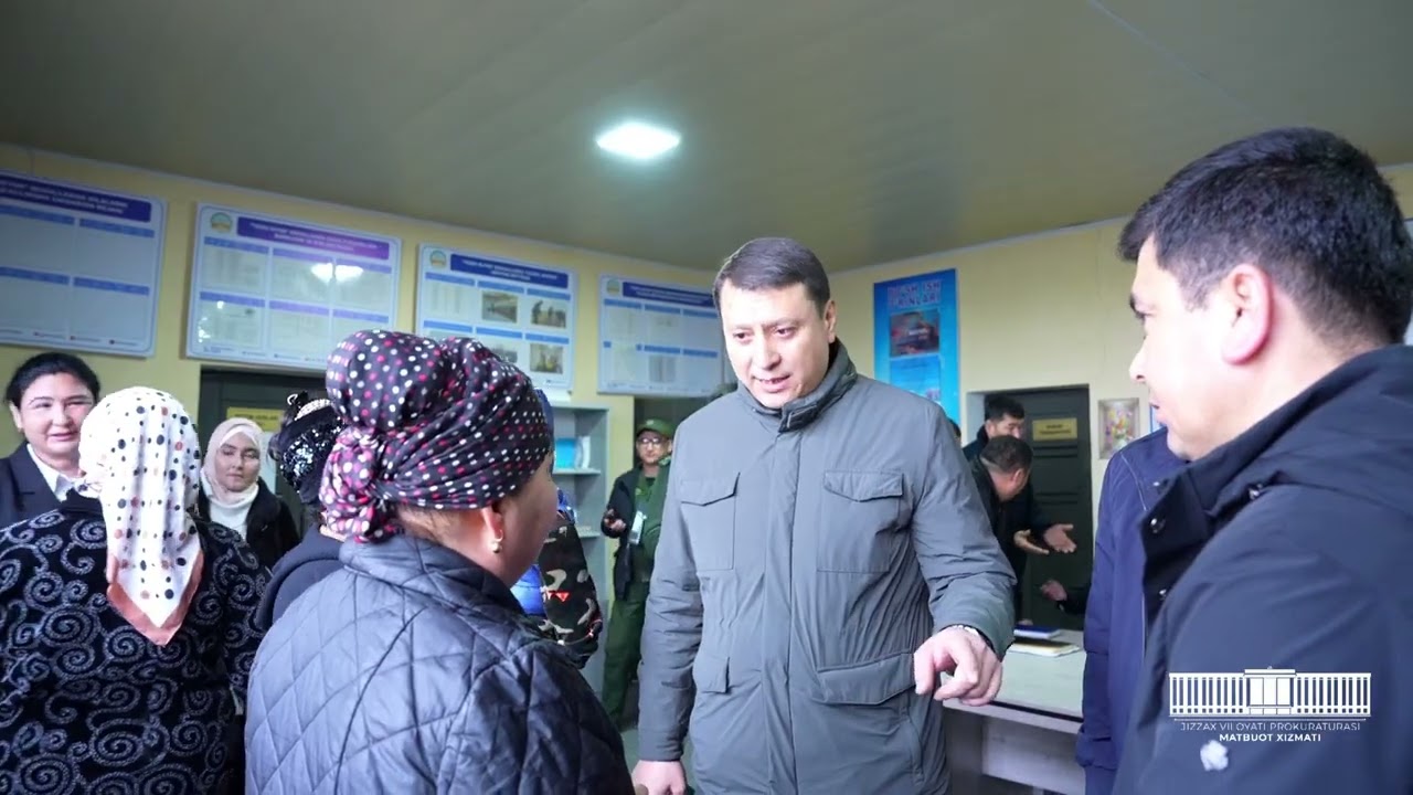 Жиззах вилояти прокурори томонидан Шароф Рашидов тумани Янгидиёр маҳалласида сайёр қабул ўтказилди