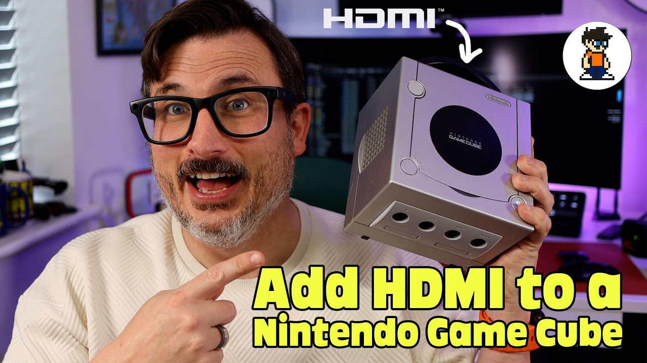 Руководство по установке и временные HDMI-моды Hispeedido с AliExpress для Nintendo Game Cube.