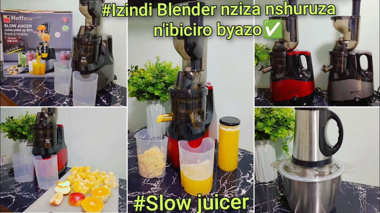Blender nziza nshuruza itandukanya jus n'ibikatsi bitagusabye kuyungurura✅dukorane jus