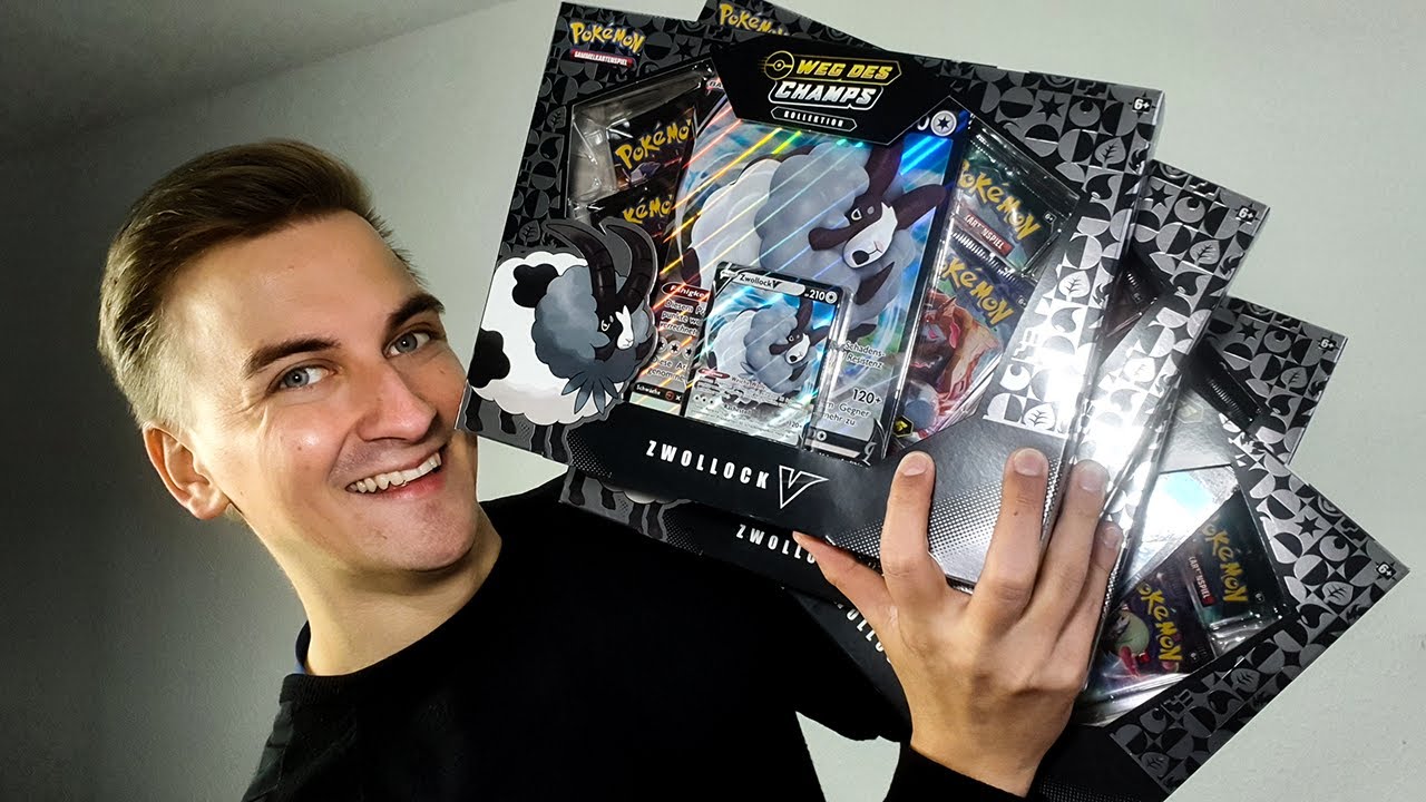 Ich öffne FÜNF Weg des Champs Zwollock Boxen | Pokemon Booster Opening