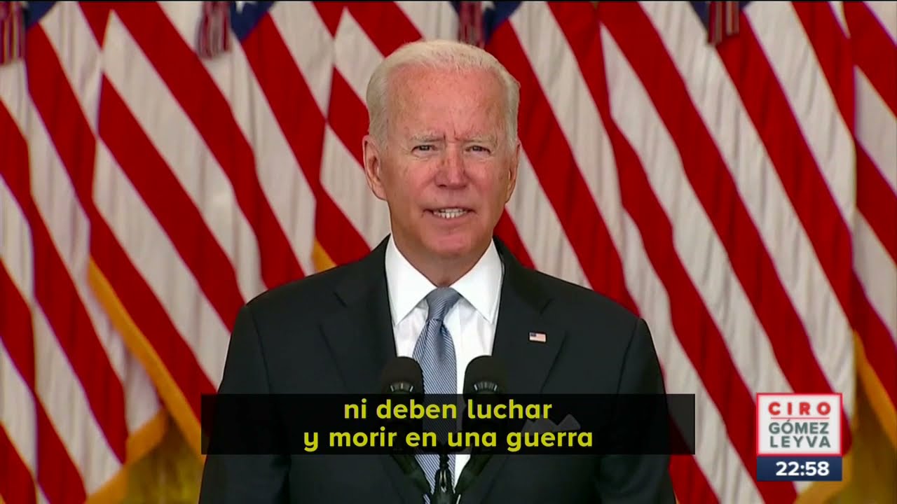 Joe Biden justific&oacute; la decisi&oacute;n de retirar sus tropas de Afganist&aacute;n | Ciro G&oacute;mez Leyva