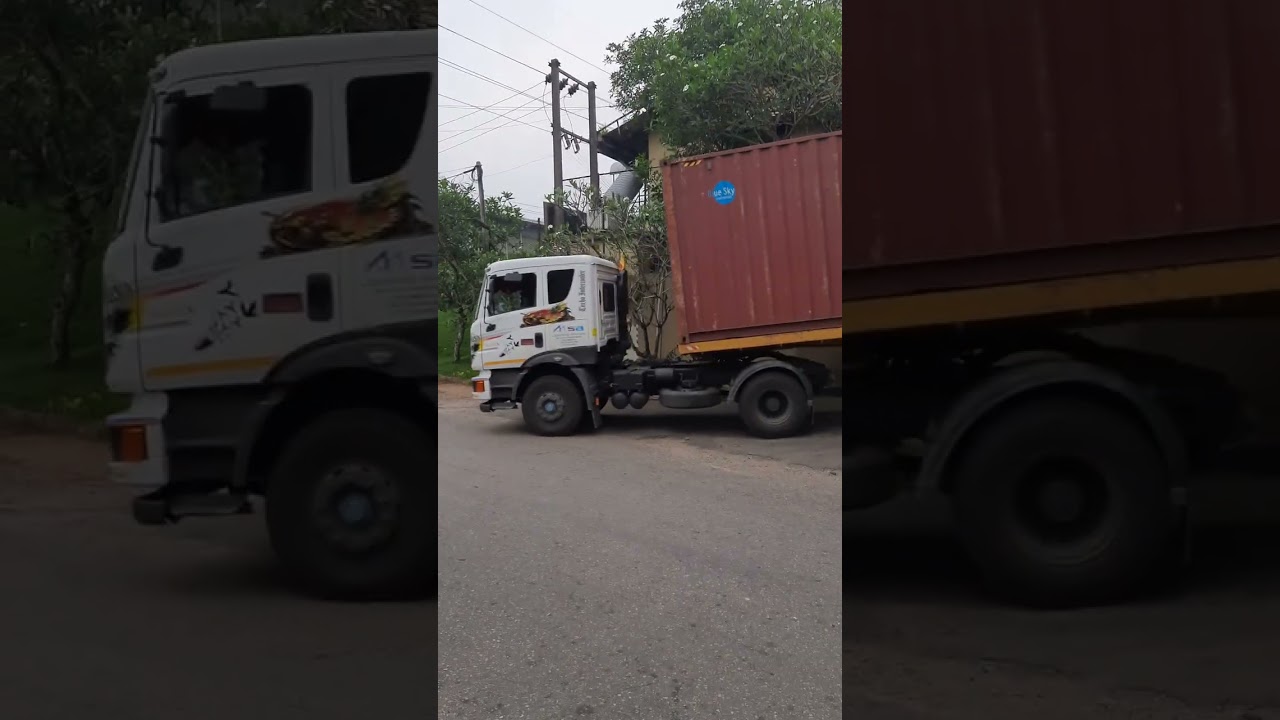 40feet container ride 🚚 #longvehicle #container
