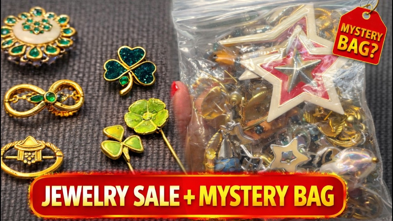 VINTAGE MODERN JEWELRY SALE + MYSTERY BAG UNBOXING | Reseller Jewelry Haul #jewelryunboxing