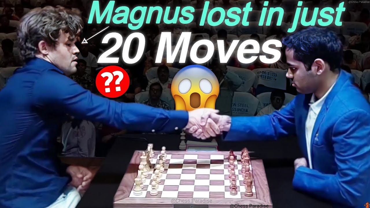 Magnus Lost in Just 20 Moves — Unbelievable! 😱