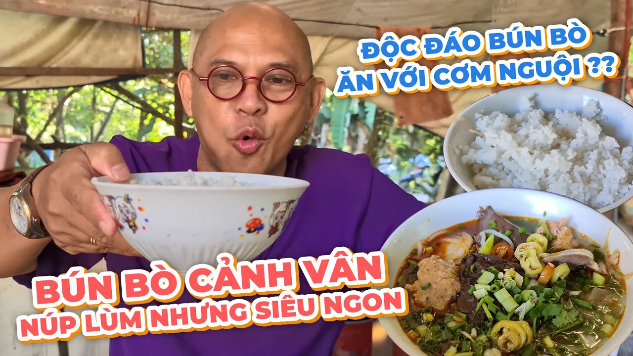 Еда во благо #681: Вкусный «скрытый» холодный суп с рисовой и говяжьей лапшой, о котором знают то...