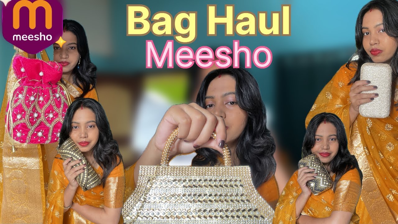 Meesho Bag Haul || Party Bags clutches from Meesho||