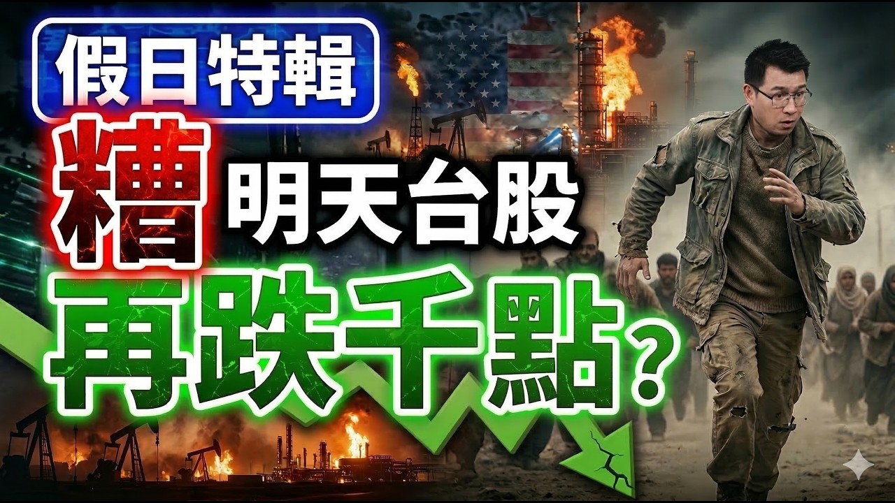 【糟！明天台股再跌千點？】 股林高手 林鈺凱分析師  2026.03.15