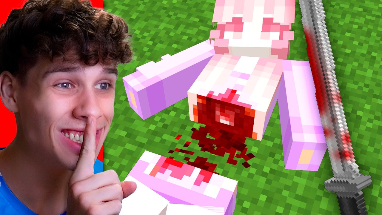 Minecraft pero Puedo PARTIR a MIS AMIGOS por la Mitad