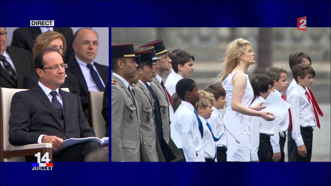 Les Petits Chanteurs d'Asnières participent au Défilé du 14 juillet