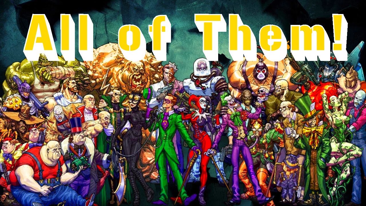 Ranking Every Single Batman Villain EVER!!! (Yes -- ALL OF THEM!!!)