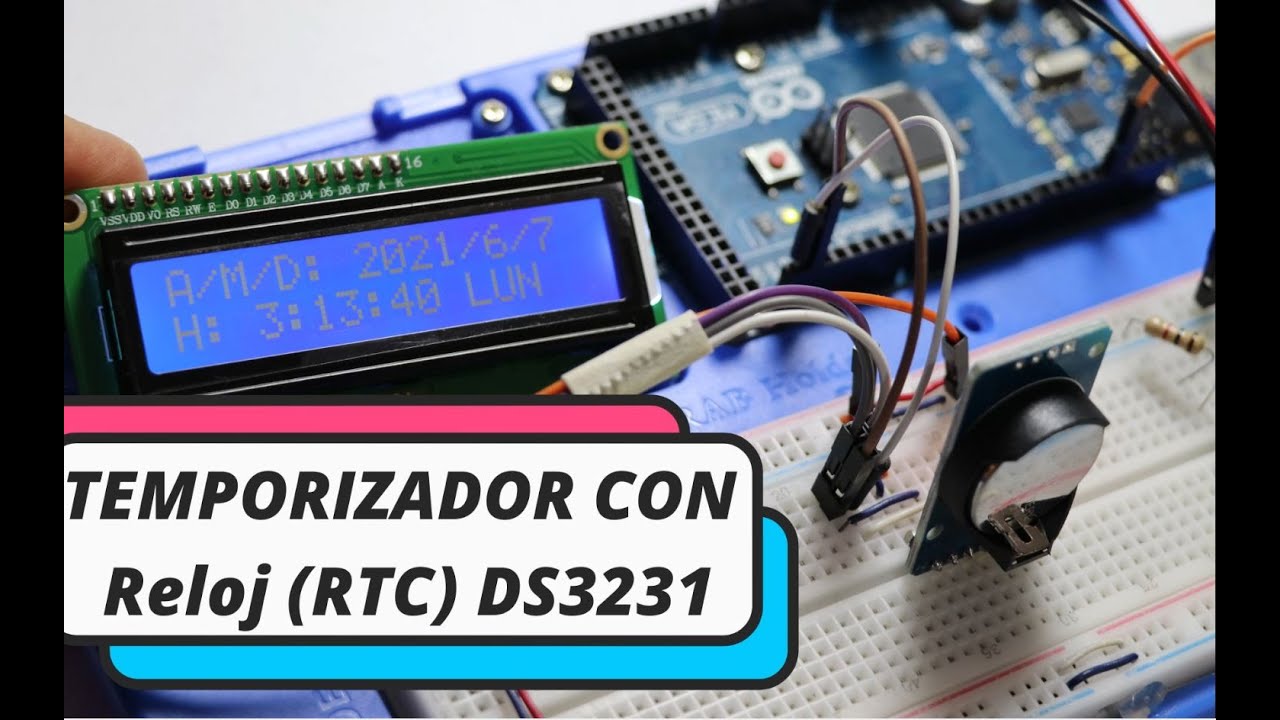 como hacer un temporizador de segundos, días minutos o años con DS3231 y hacer control con ARDUINO