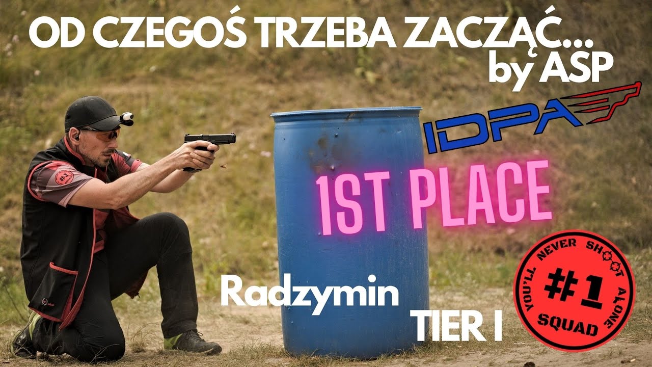 „Od czegoś trzeba zacząć” IDPA tier I by ASP - 1 msc. Compact Carry Pistol