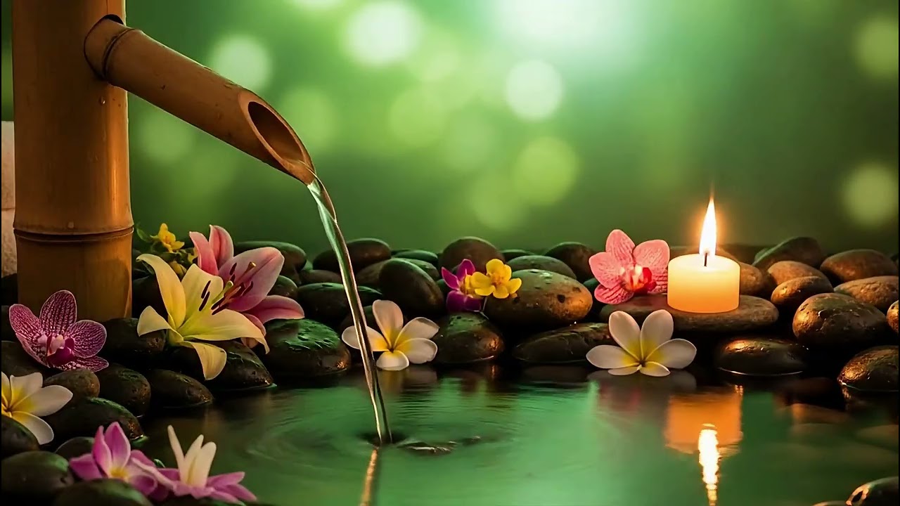 Relaxing Piano with Flowing Water Sounds | Calm Your Mind, Reduce Stress & Anxiety