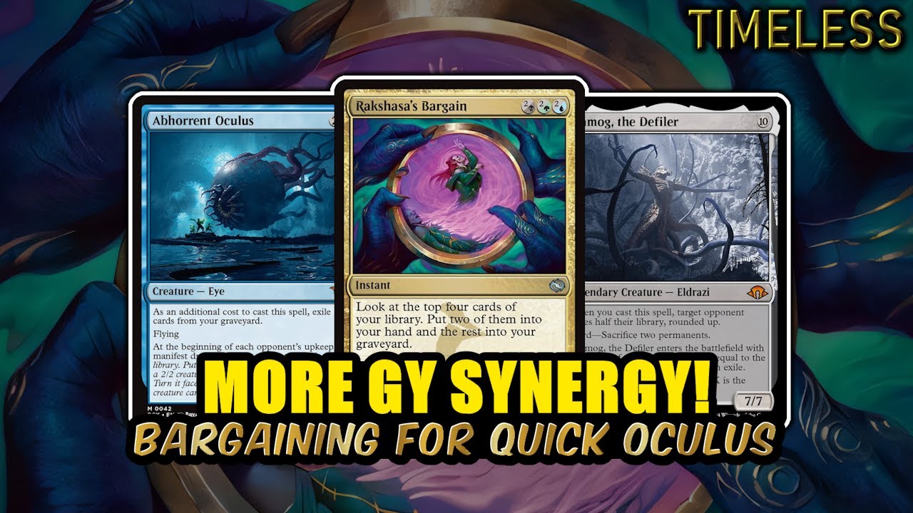 More Graveyard Synergy For Rakshasa's Bargain! | Timeless BO3 | MTG Arena