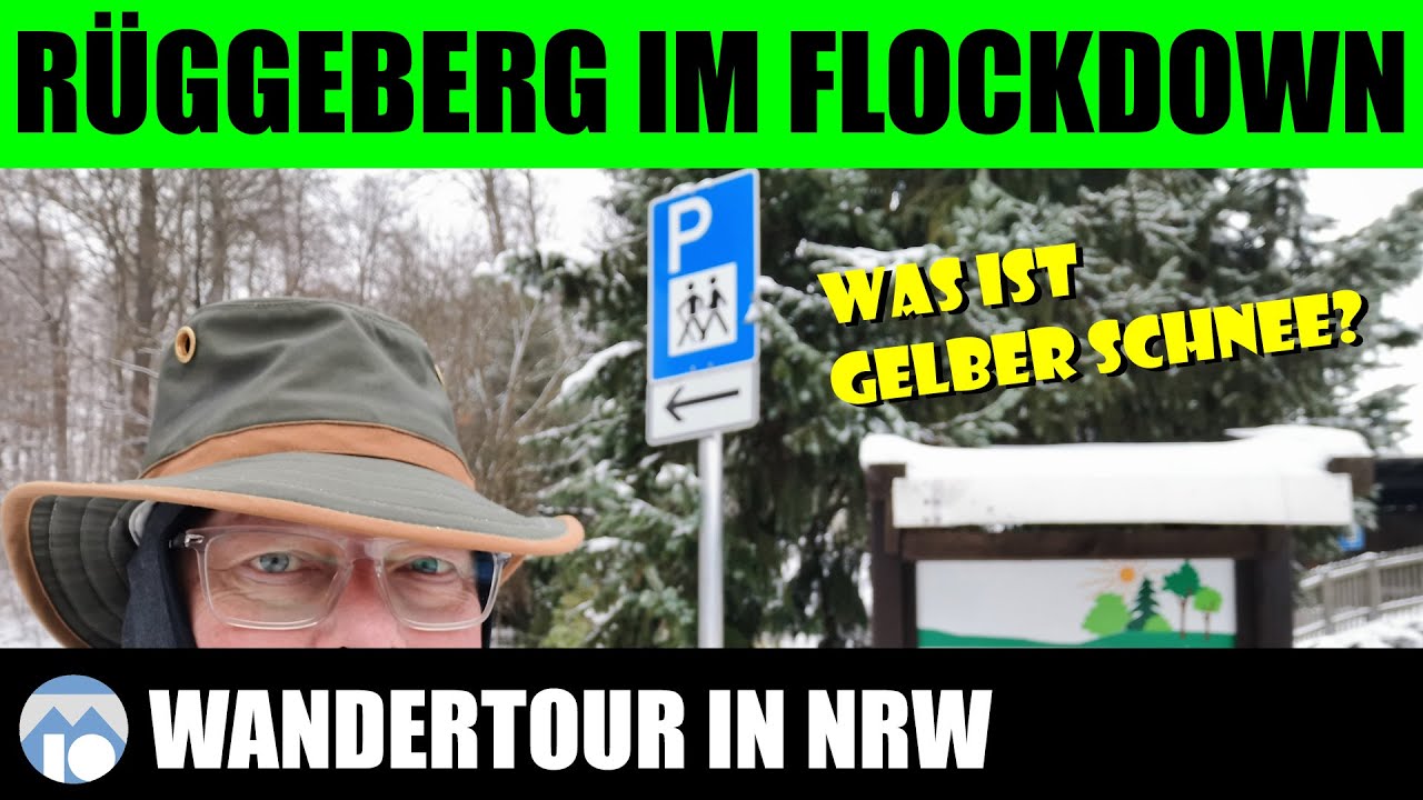 R&uuml;ggeberg im Flockdown (Spaziergang im Ennepe-Ruhr-Kreis/NRW)