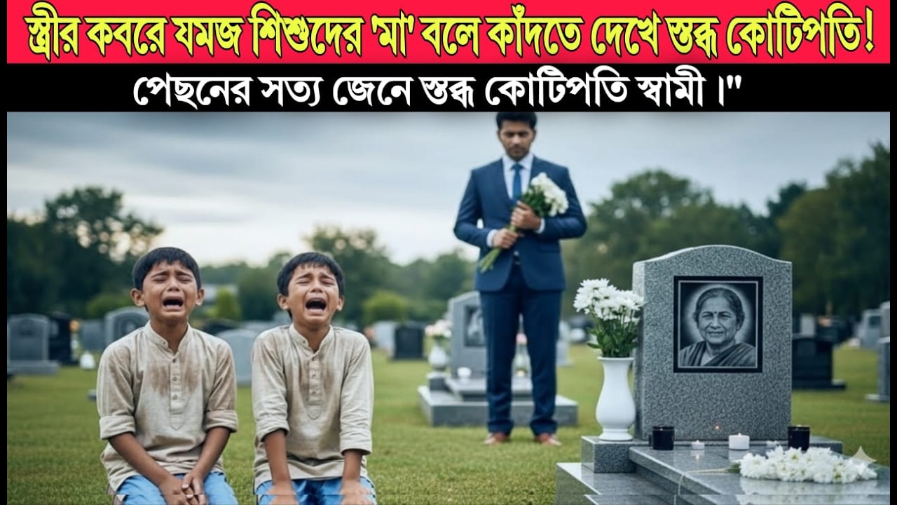 স্ত্রীর কবরে যমজ শিশুদের 'মা' বলে কাঁদতে দেখে স্তব্ধ কোটিপতি! আড়ালে লুকিয়ে থাকা সত্যটি কী?