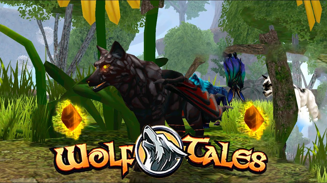 Собираем осколки летающим волком на небесных островах 🌺 Wolf Tales