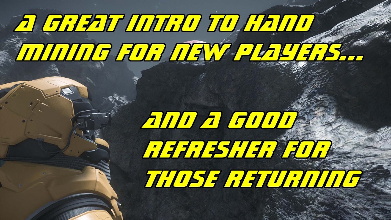 Star Citizens new hand mining missions. A return to the basics. Even easier if I could read.