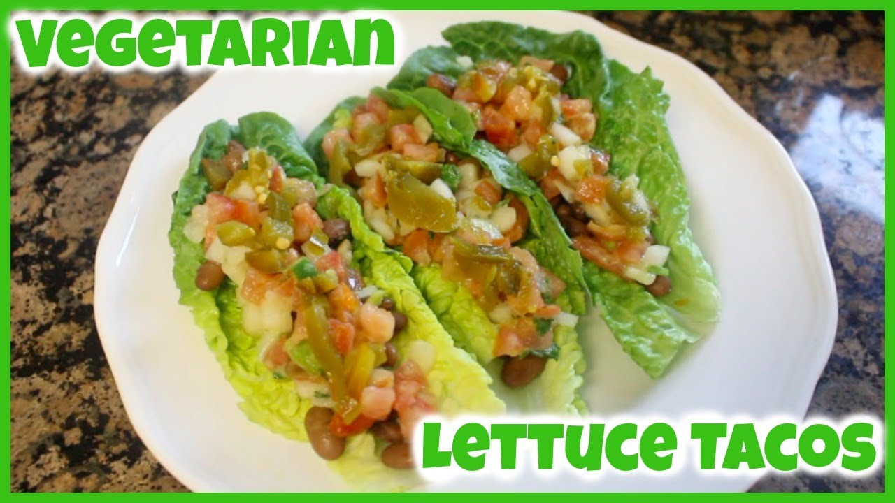 Vegetarian Lettuce Tacos | #FitWithJack