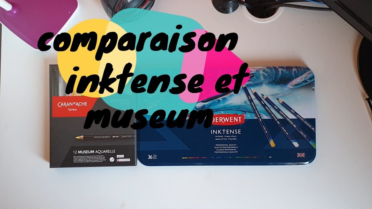 derwent inktense vs caran d'ache museum
