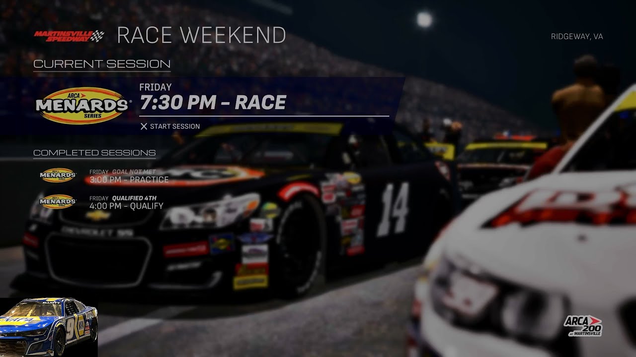 NASCAR 25 Arca Martinsville Arca 200