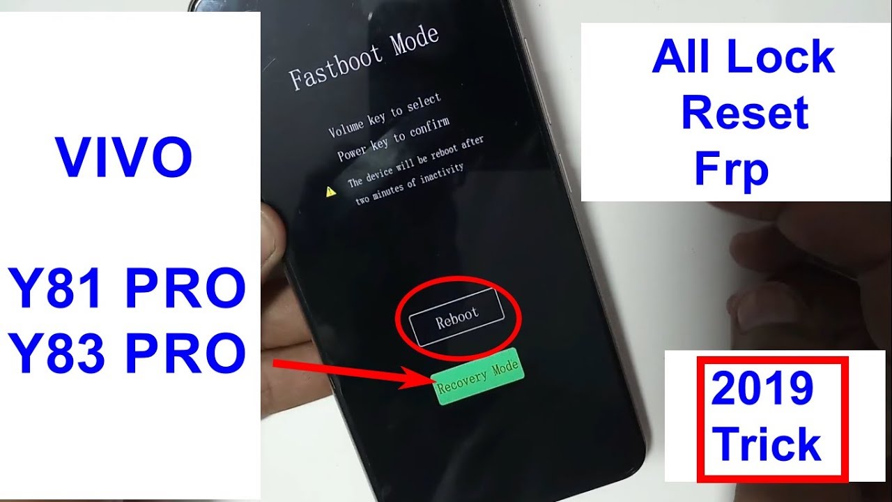 Vivo Y81 Y83 Pro Pattern Lock And Pin Lock.Hard Reset Easy Solution 2019