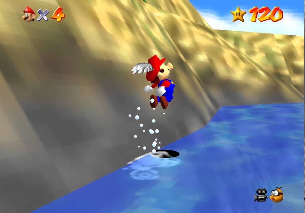 Super Mario 64 - Outside Castle Freerun (TAS)