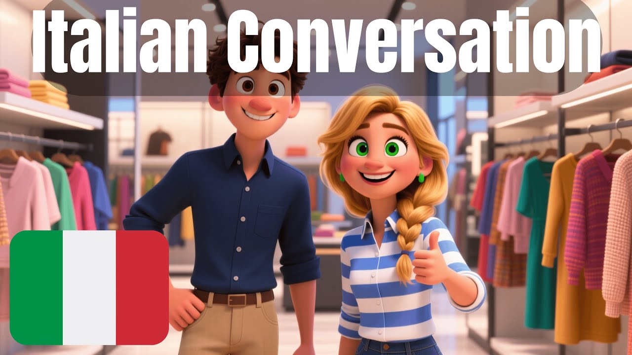 Italian Listening Practice: A Conversation in a Clothing Store