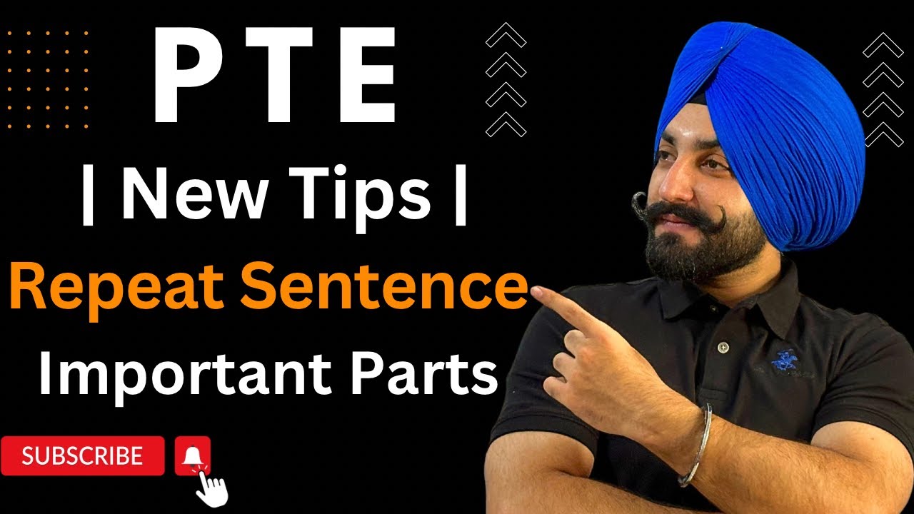 PTE repeat sentence new tips 2025 ( Gurwinder PTE )