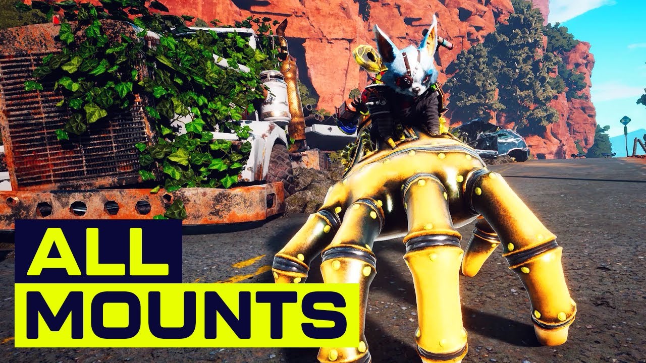 ALL MOUNTS you can unlock in Biomutant