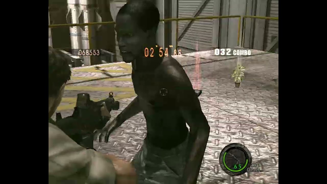 RE5 - The Mercenaries - Chris (S.T.A.R.S) - SS Rank - Missile Area