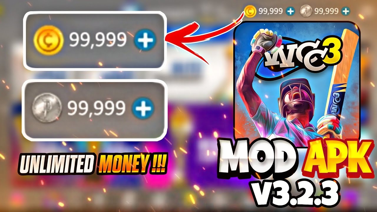 WCC3 Mod Apk Unlocked Everything Unlimited Money (Coins / Platinum) v3.2.3 Hack 2026 Download