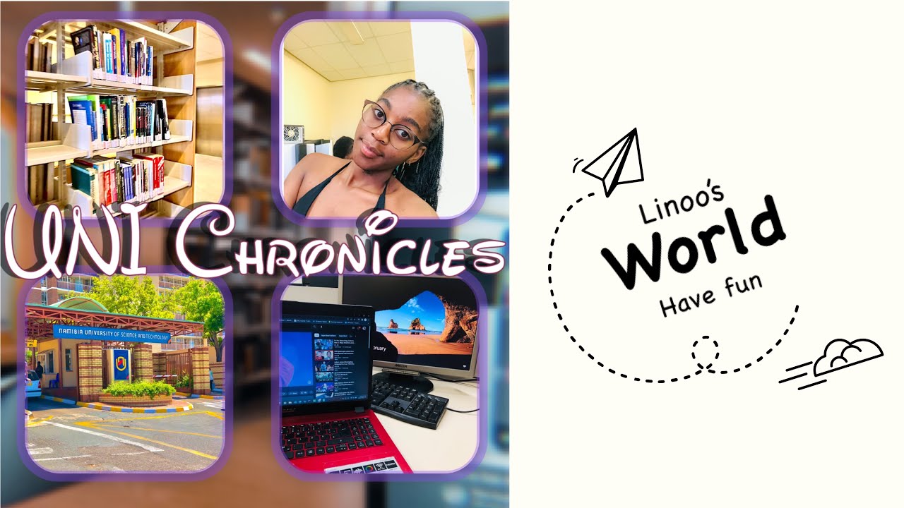 University Vlog | First week of Uni | a day on campus & chill 💗| NUST | Namibian YouTuber … ❤️‍🔥