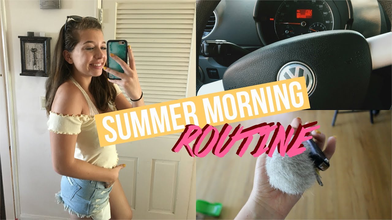 MY SUMMER MORNING ROUTINE | Zhirelle Cushman