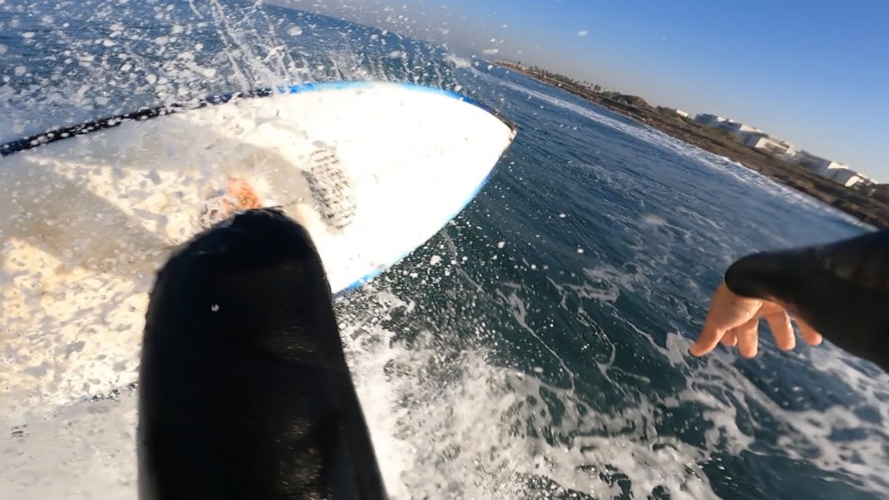 POV RAW sunrise surf session with friends. Lost 5'4 Rnf Retro Revamp 23 twinfin.
