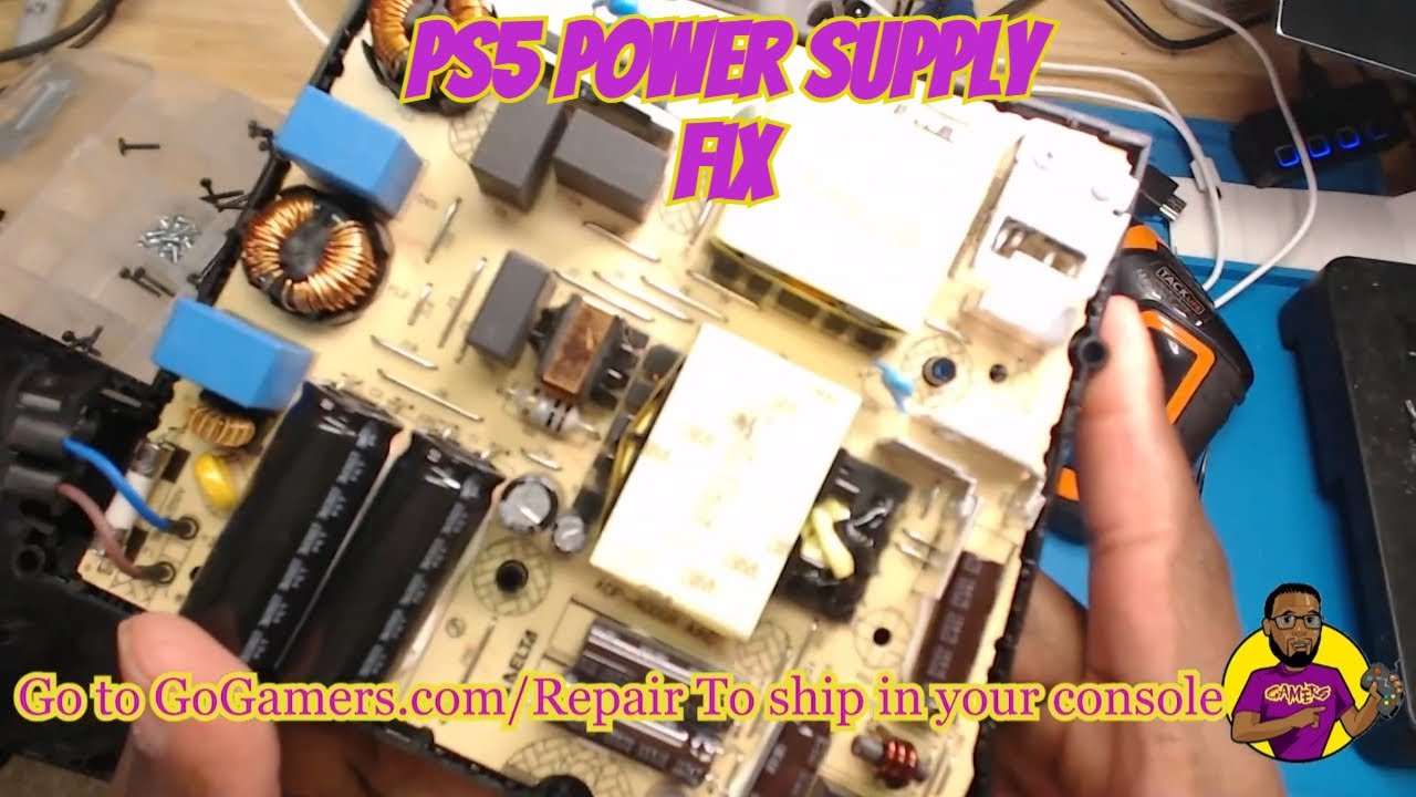 How To Fix PS5 Slim Power Supply Replacement (No Power Repair)