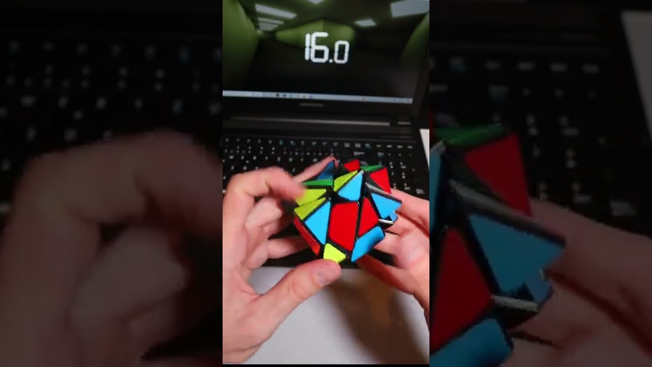 Trying to break my Axis Cube World Record #shorts