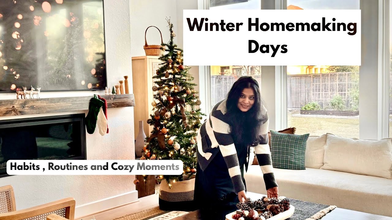 Cozy Winter Homemaking Habits & Routines | New Home Finds |Easy cleaning tips |
