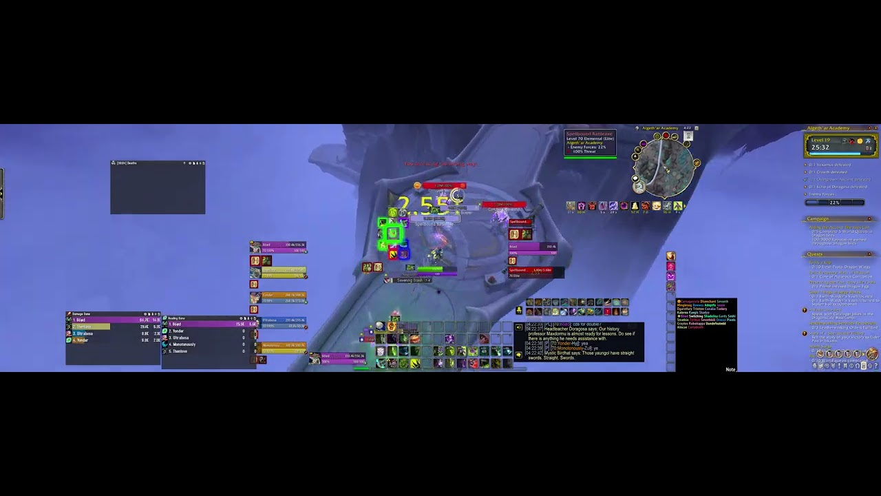 Mythic+ - Algeth'ar Academy +19 - Vengeance Demon Hunter PoV - Dragonflight - Season 1