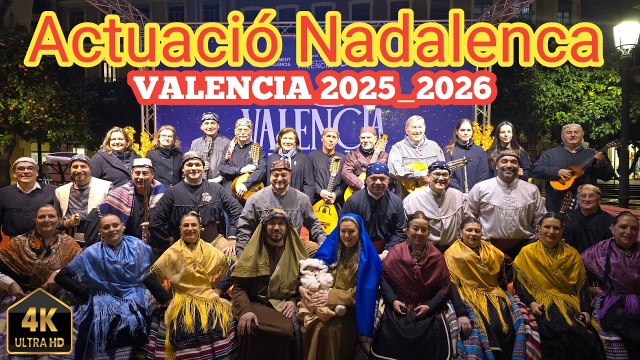 ACTUACIÓN NADALENCA GRUP DE DANSES LA SENYERA #ConcertDeNadal #dansavalència #NavidadVLC 