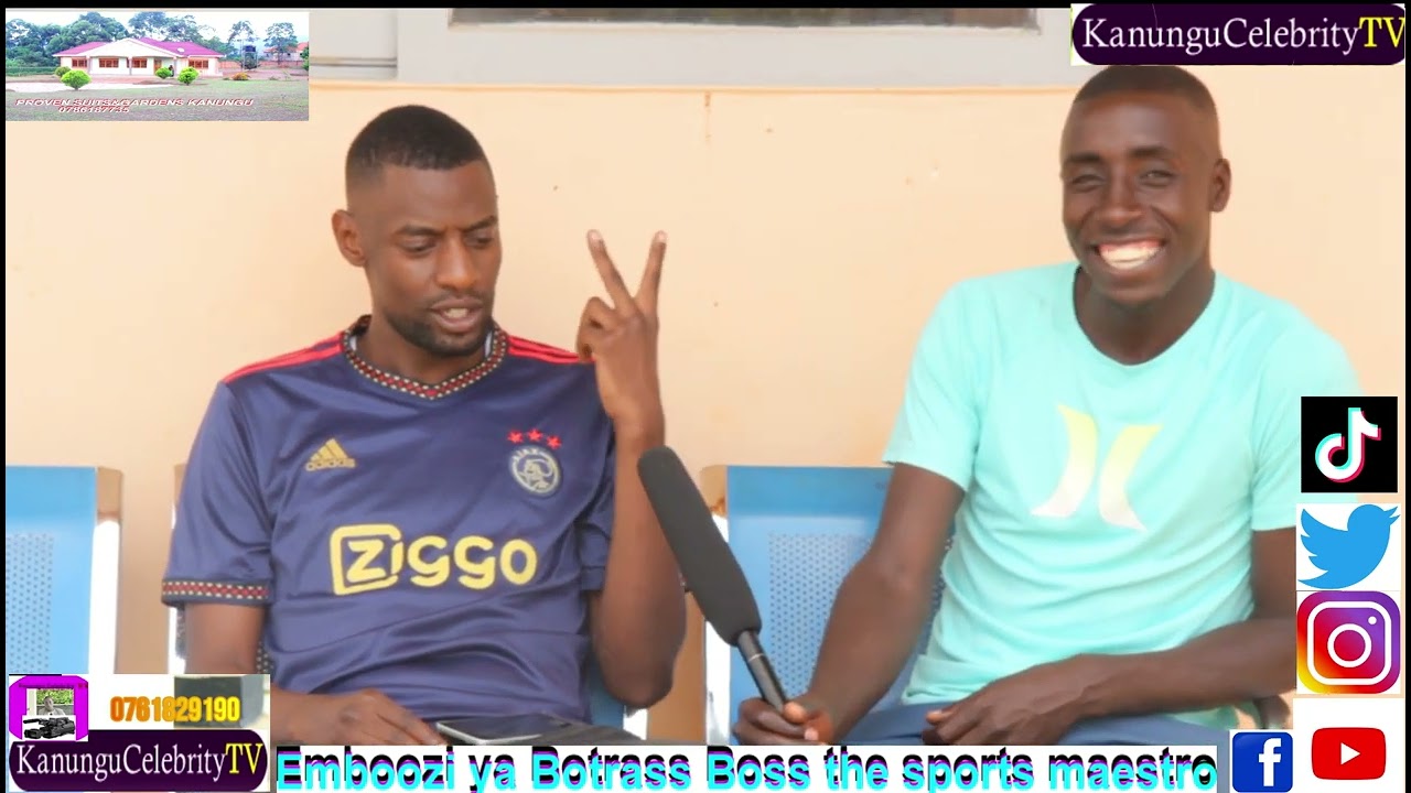 Best Sports Radio presenter in western Uganda Botrass Boss the sports maestro Kanungu FM live