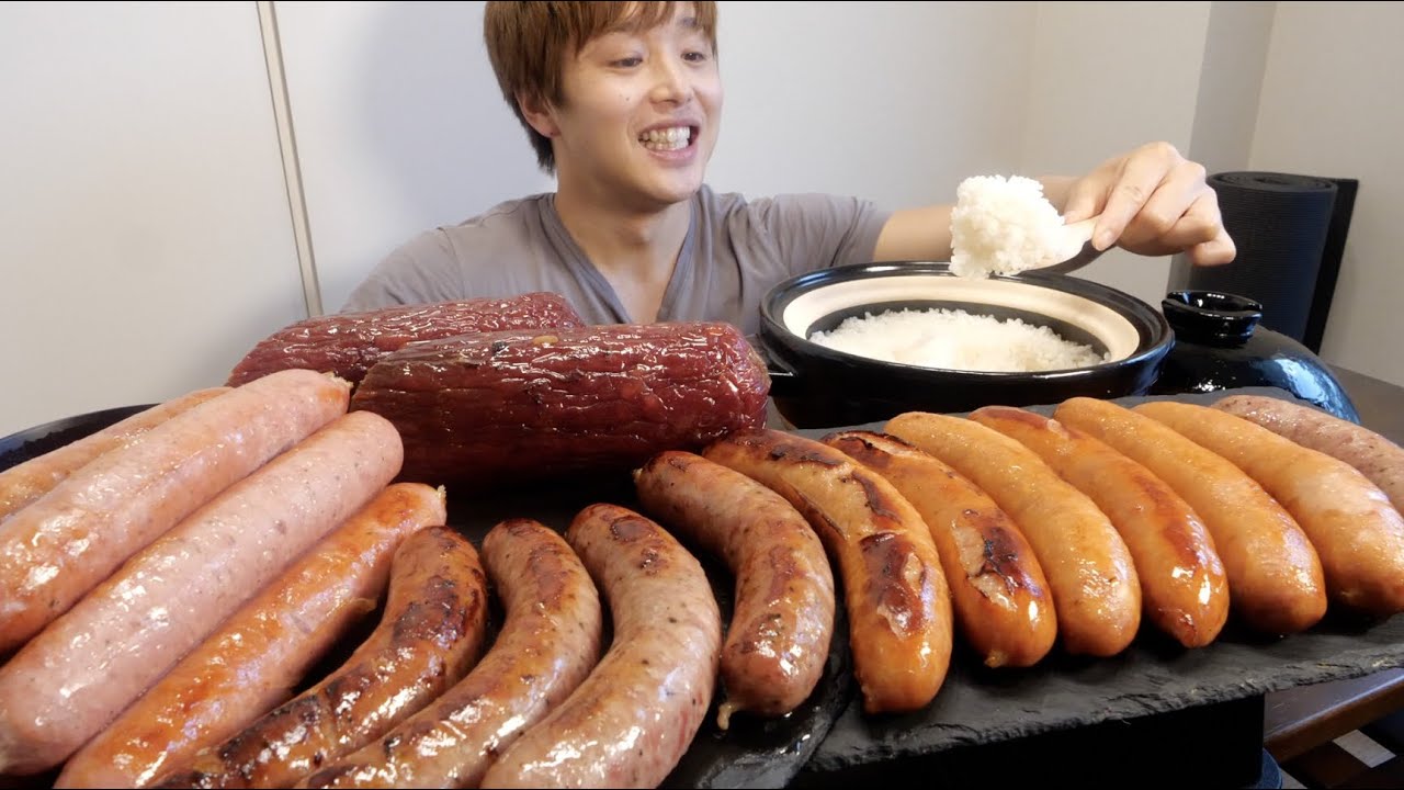 世界中の美味しいソーセージ集めて夢の朝ご飯作って豪快にかぶりついてみた！