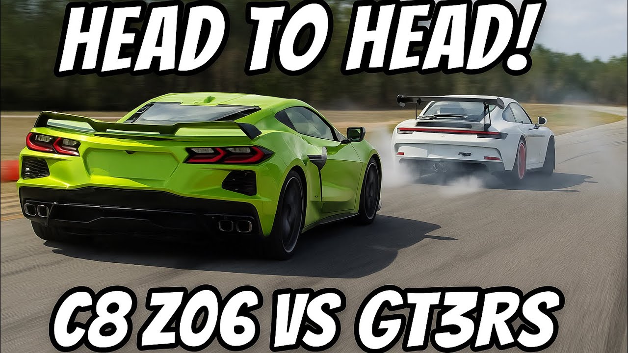 Head to head! C8 Z06 vs GT3RS