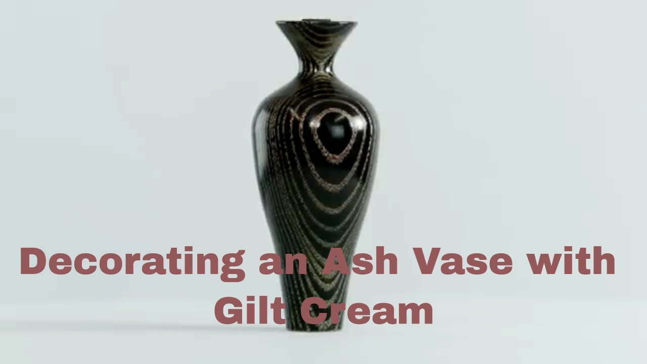Decorating an Ash Vase - Chestnut Products