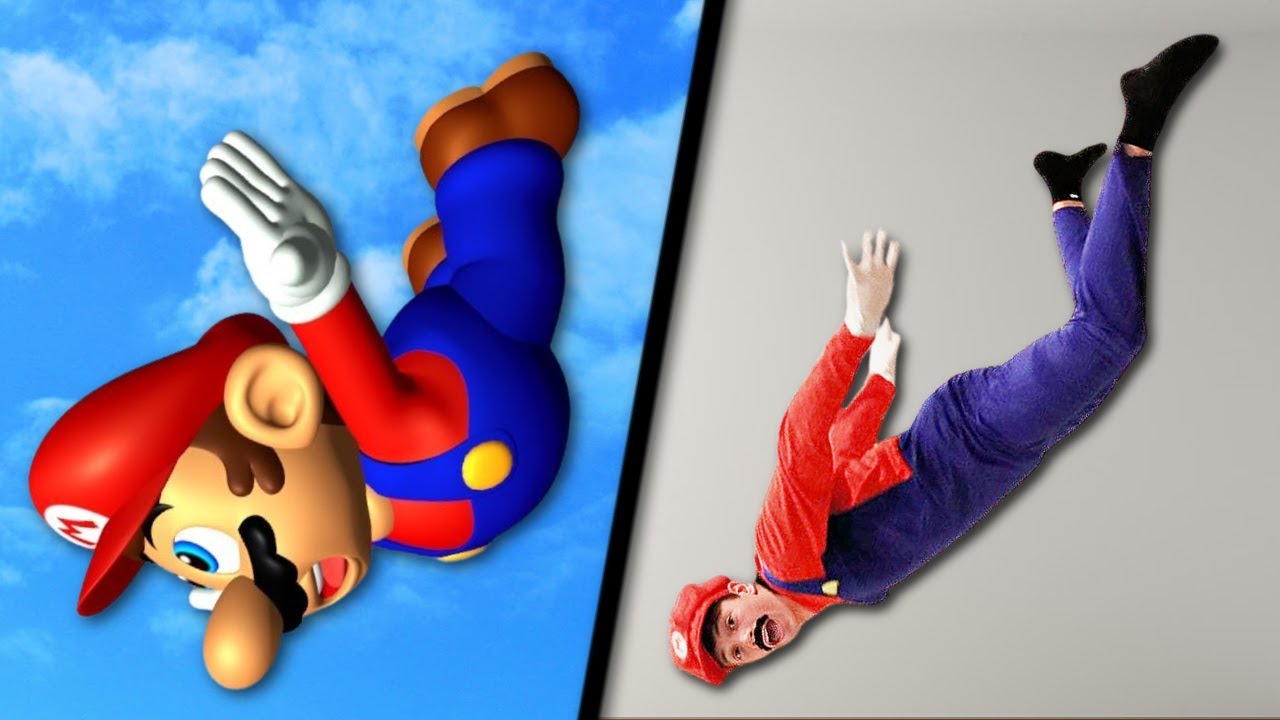Super Mario Stunts In Real Life Challenge