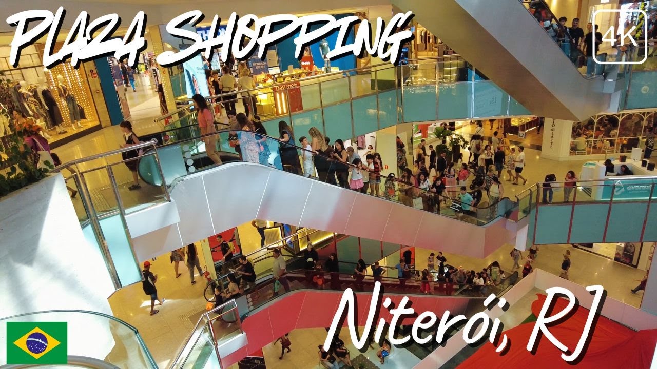 🇧🇷 Walking PLAZA SHOPPING in Niter&oacute;i, State of Rio de Janeiro【 4K 】⁶⁰